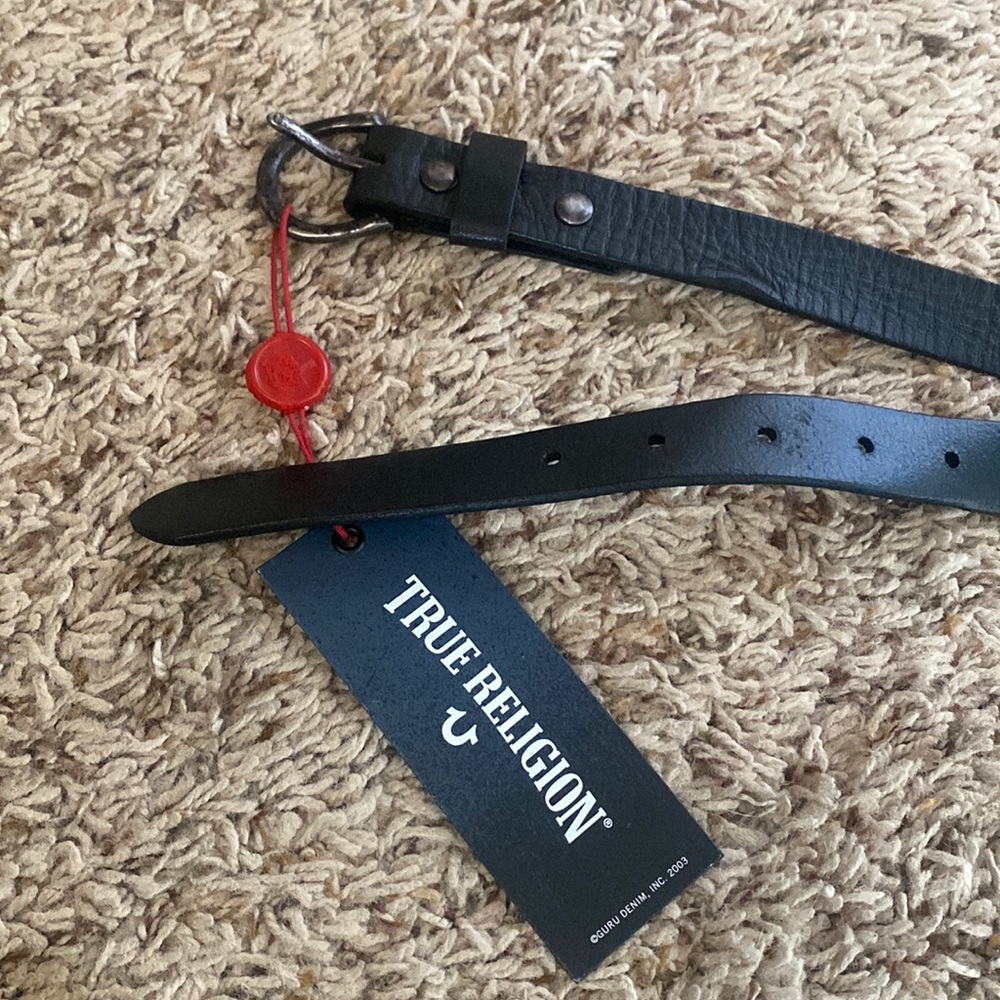 True Religion Black belt